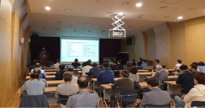 양천구치과의사회가 지난 5월 12일 서울 양천구 해누리타운에서 회원 대상 보수교육을 진행했다.<사진: 양천구치과의사회 제공>