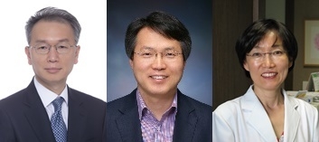 사진 왼쪽부터 고홍섭 회장, 이성근 원장, 이지나 원장