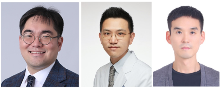 최성환, 차재국 연세치대 교수와 홍진기 연세대 공과대학 교수(화공생명공학과)가 공동연구를 통해 잇몸과 뼈의 재생 속도를 동시에 향상시킬 수 있는 치과용 차폐막(Occlusive Membrane·이하 멤브레인)을 개발했다.<연세치대 제공>