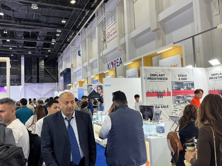  ‘AEEDC Dubai 2024’에 역대 최대 규모인 170개 한국 치과 업체들이 참가했다.<치산협 제공>