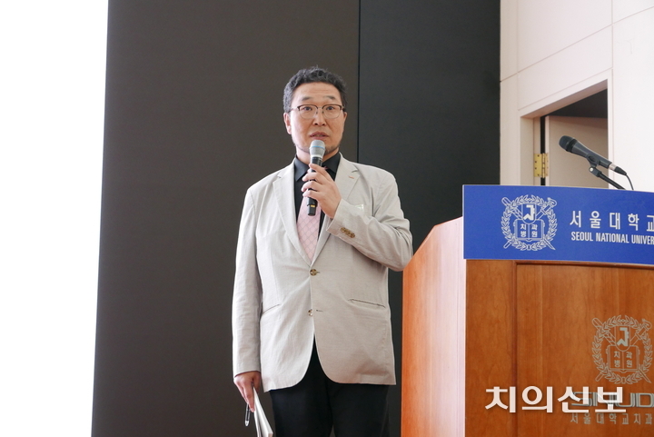 송종운 치협 치무이사가 ‘치과 만성질환의 국가관리사업 추진 방향’에 대해 설명했다.