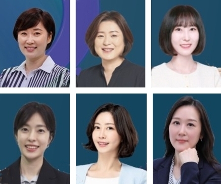 왼쪽 위부터 시계 방향으로 이선옥 교수, 홍선아 교수, 박수민 이사, 전아영 대표, 박지현 경영과장, 정예영 교수<오스템 제공>