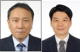 (좌측부터)마경화 협회장 직무대행, 최용진 전국지부장협의회 회장.