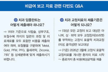 비급여 보고 다빈도 Q&A “확인하세요”