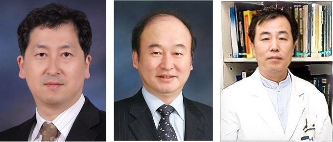 사진 왼쪽부터 권호범 서울대 치의학대학원장, 구영 서울대치과병원장, 황의환 경희대치과병원장.